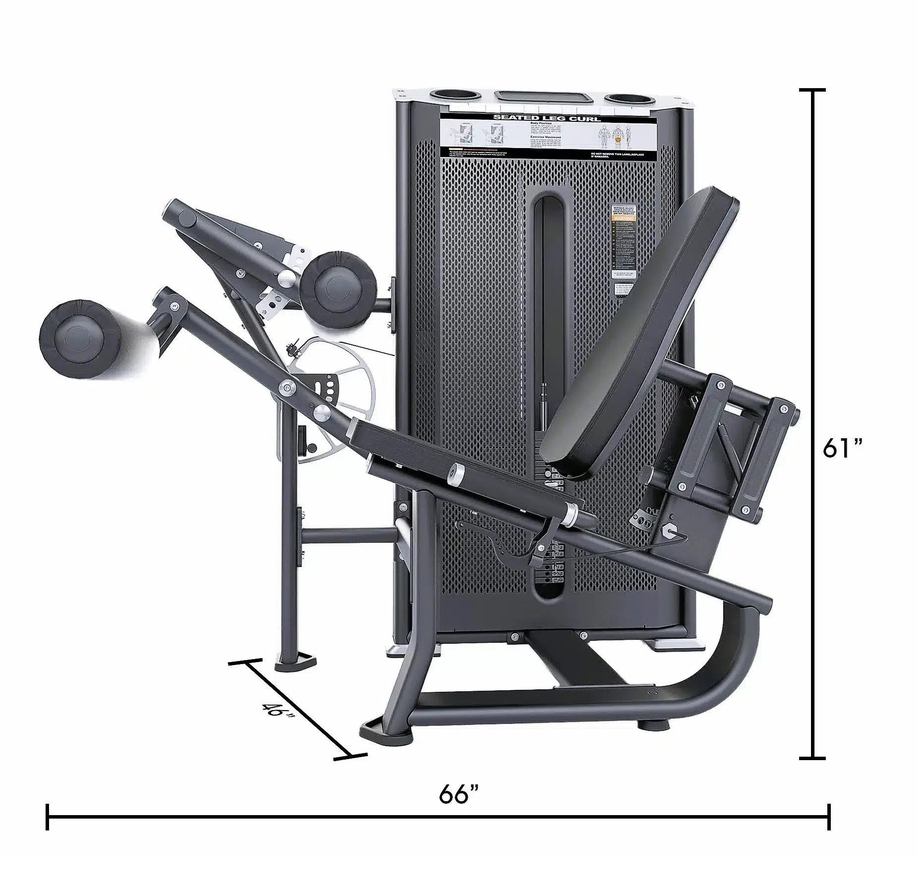 MiM USA Commercial Dual Leg Extension and Leg Curl Machine