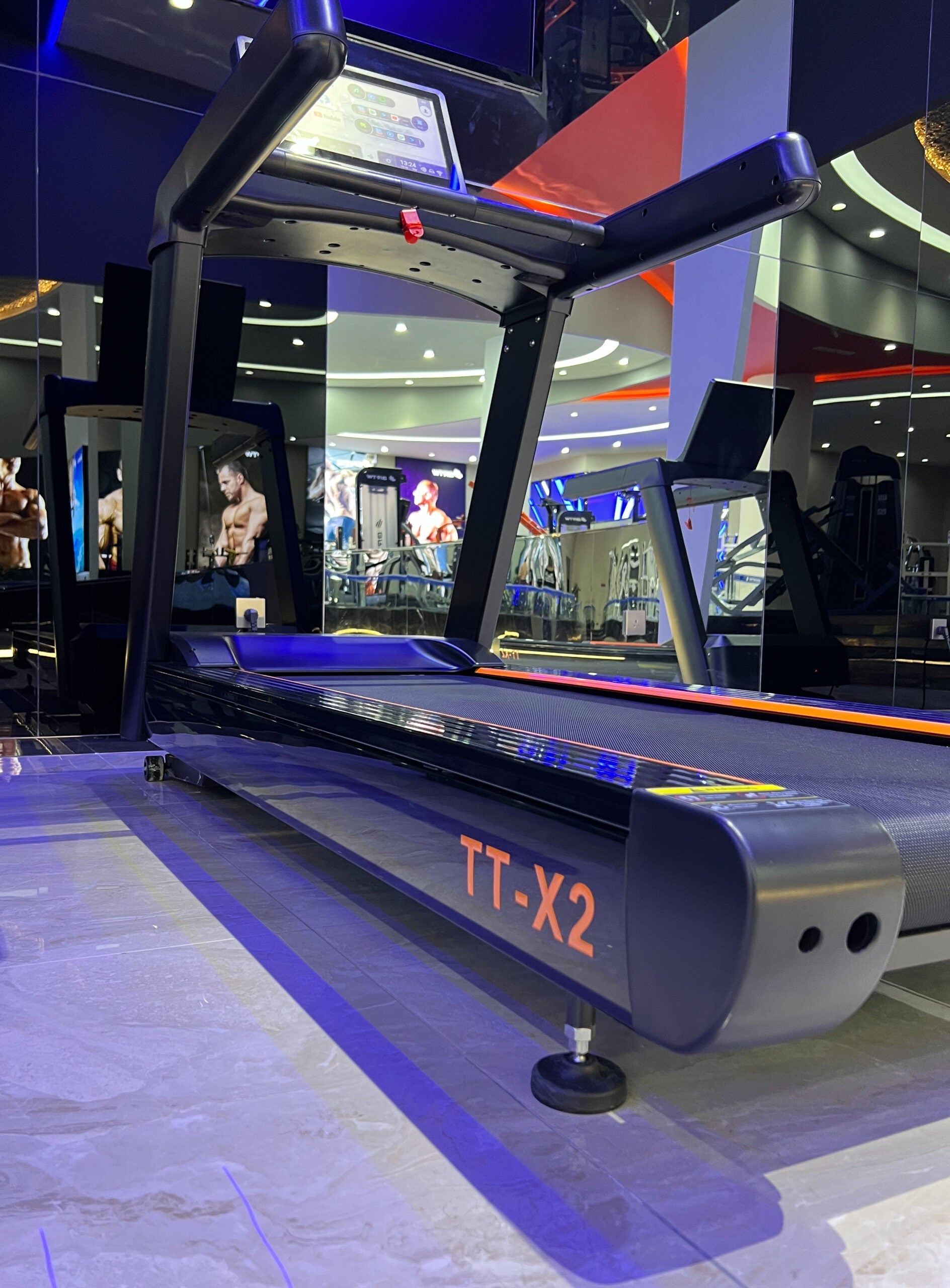 Commercial Treadmill with LCD Touch screen X2